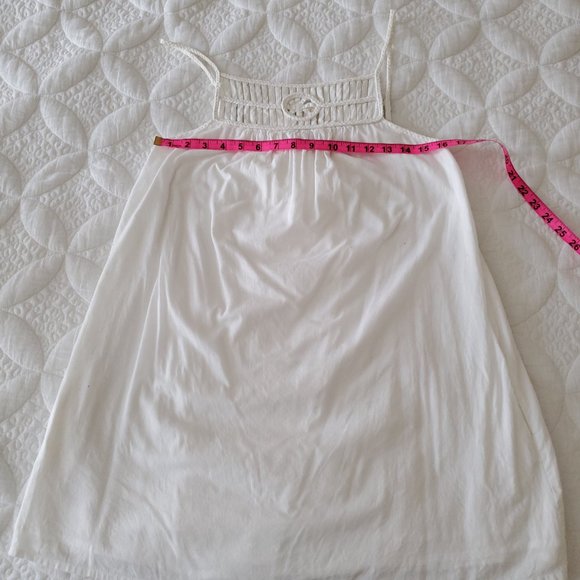 White Cotton Sundress - Picture 4 of 5